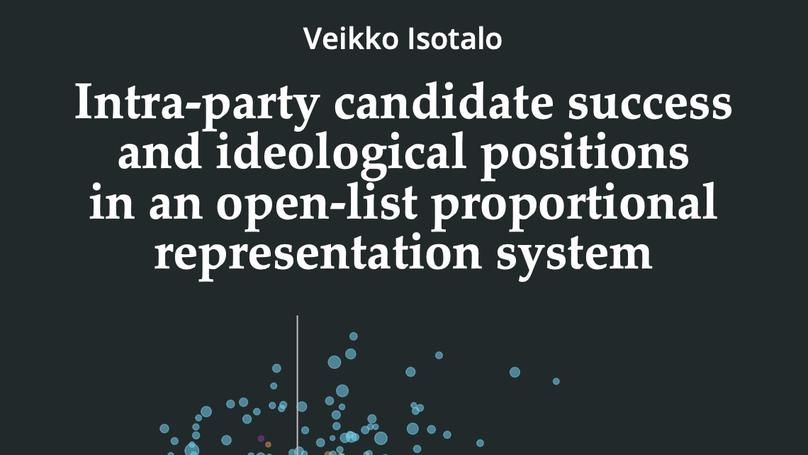 Intra-party candidate success and ideological positions in an open-list proportional representation system
